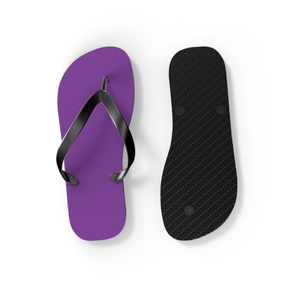 Dark Orchid flip flops - Image 2