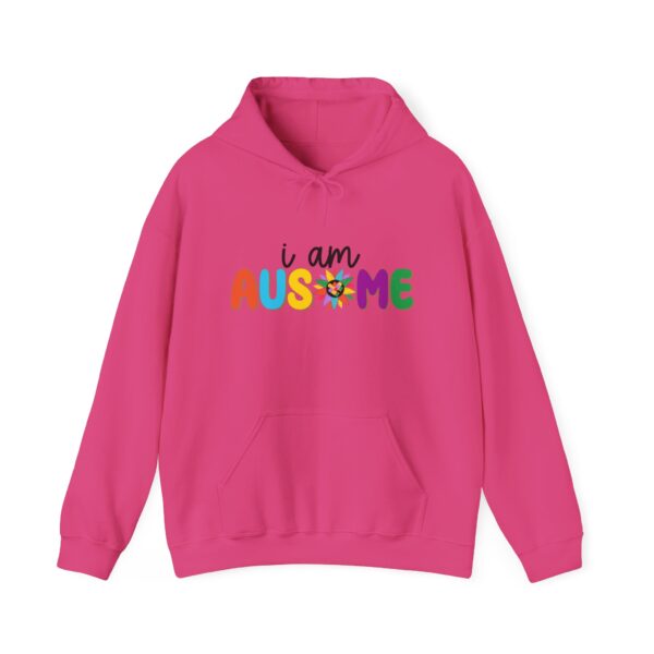I am awsum Unisex Heavy Blend™ Hooded Sweatshirt - Image 41