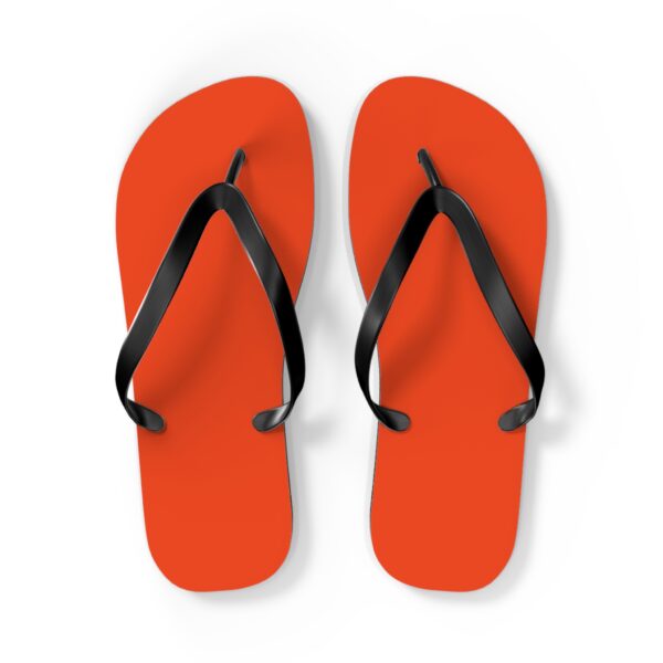 Orange Red flip flops - Image 5