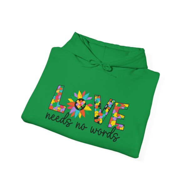 Love Needs No words Unisex Heavy Blend™ Hooded Sweatshirt - Image 28
