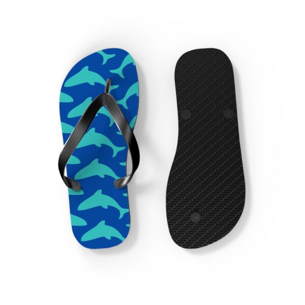 Shark Bleu flip flops - Image 2