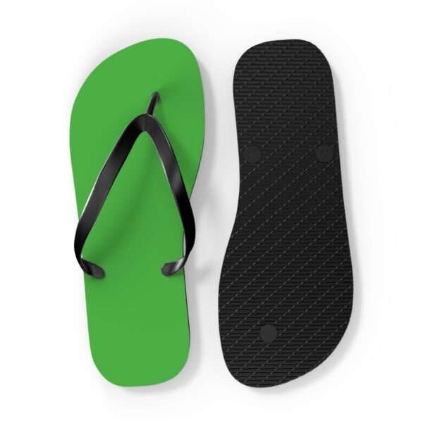 Lime Green flip flops - Image 8