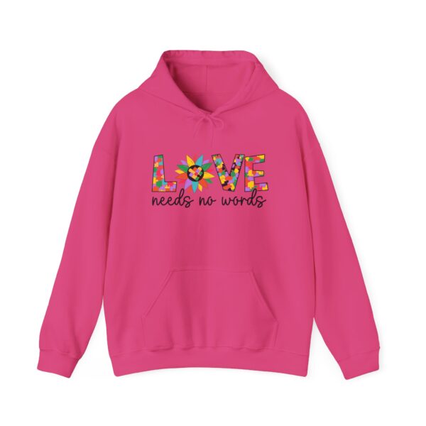 Love Needs No words Unisex Heavy Blend™ Hooded Sweatshirt - Image 41
