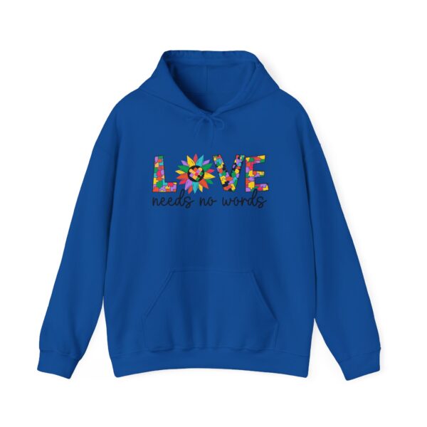 Love Needs No words Unisex Heavy Blend™ Hooded Sweatshirt - Image 33