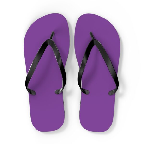 Dark Orchid flip flops - Image 7