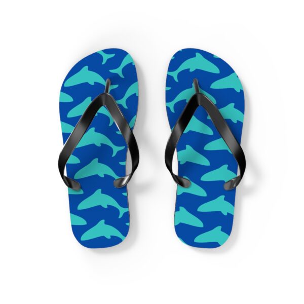 Shark Bleu flip flops