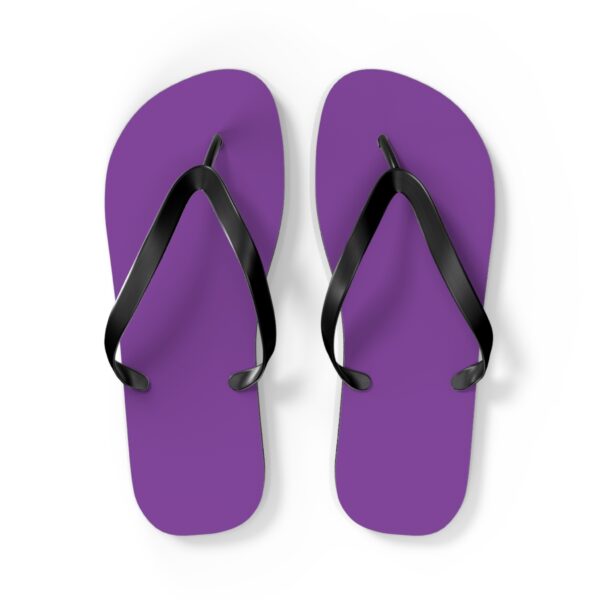 Dark Orchid flip flops - Image 5