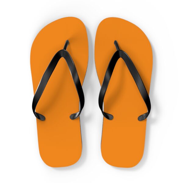 Dark Orange flip flops - Image 7