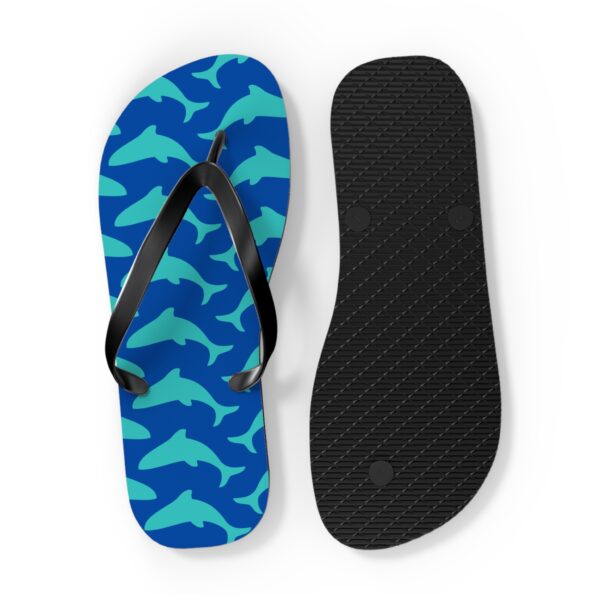 Shark Bleu flip flops - Image 8