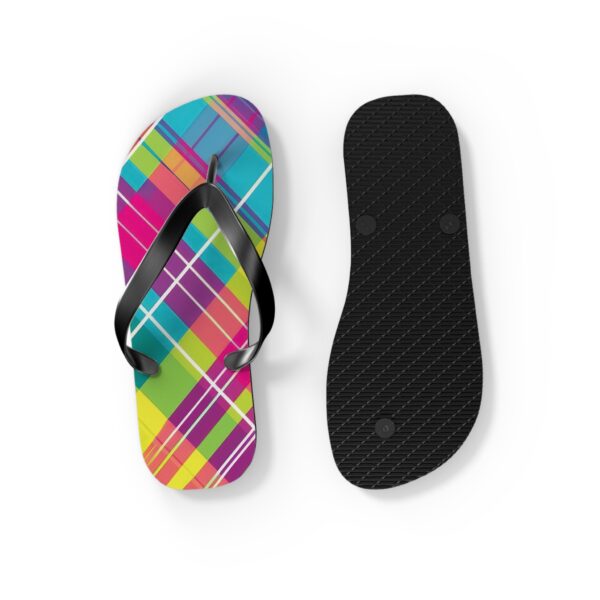 Plaid Swan Flip Flops - Image 2