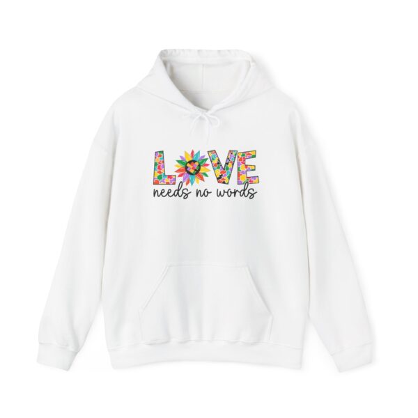 Love Needs No words Unisex Heavy Blend™ Hooded Sweatshirt - Image 49