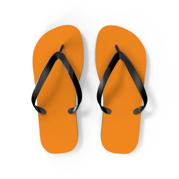 Dark Orange flip flops - Image 3