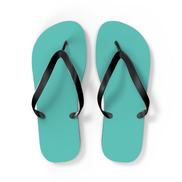 Turquoise flip flops - Image 6