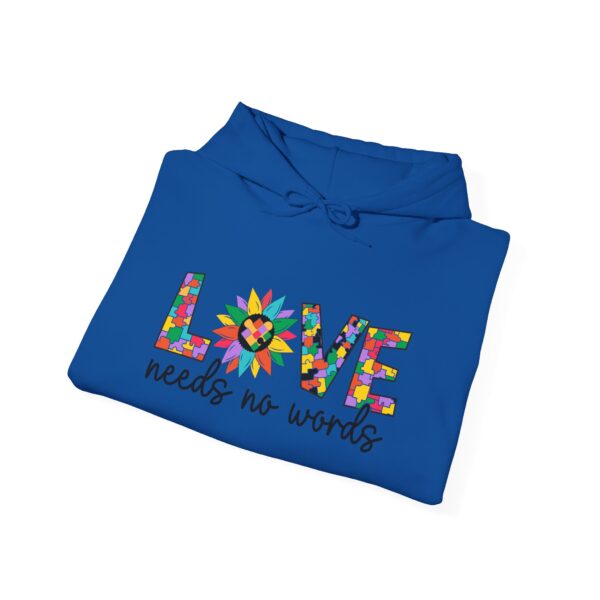 Love Needs No words Unisex Heavy Blend™ Hooded Sweatshirt - Image 36