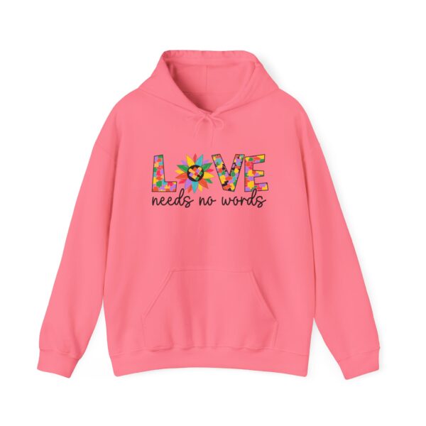 Love Needs No words Unisex Heavy Blend™ Hooded Sweatshirt - Image 21