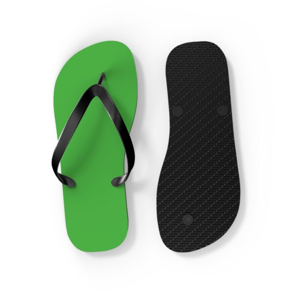 Lime Green flip flops - Image 4
