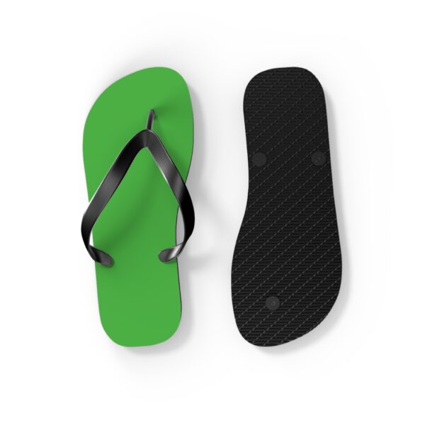 Lime Green flip flops - Image 2